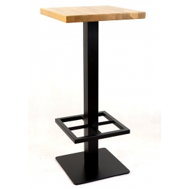 4714 Q oak bar table